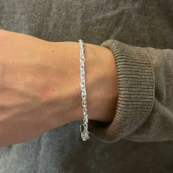 Ankarkedja Armband Silver - 3 mm