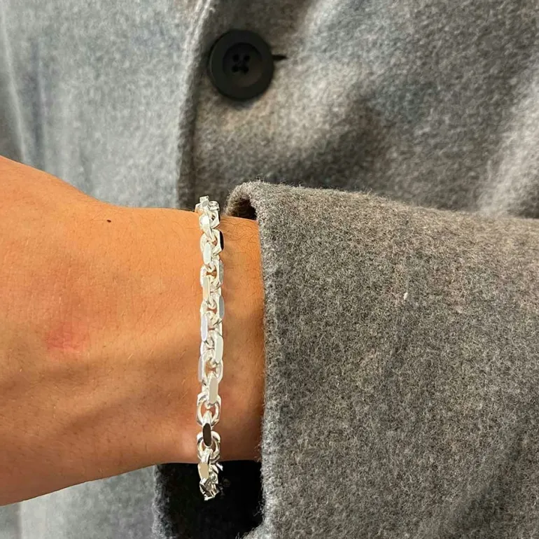 Ankarkedja Armband Silver - 5 mm