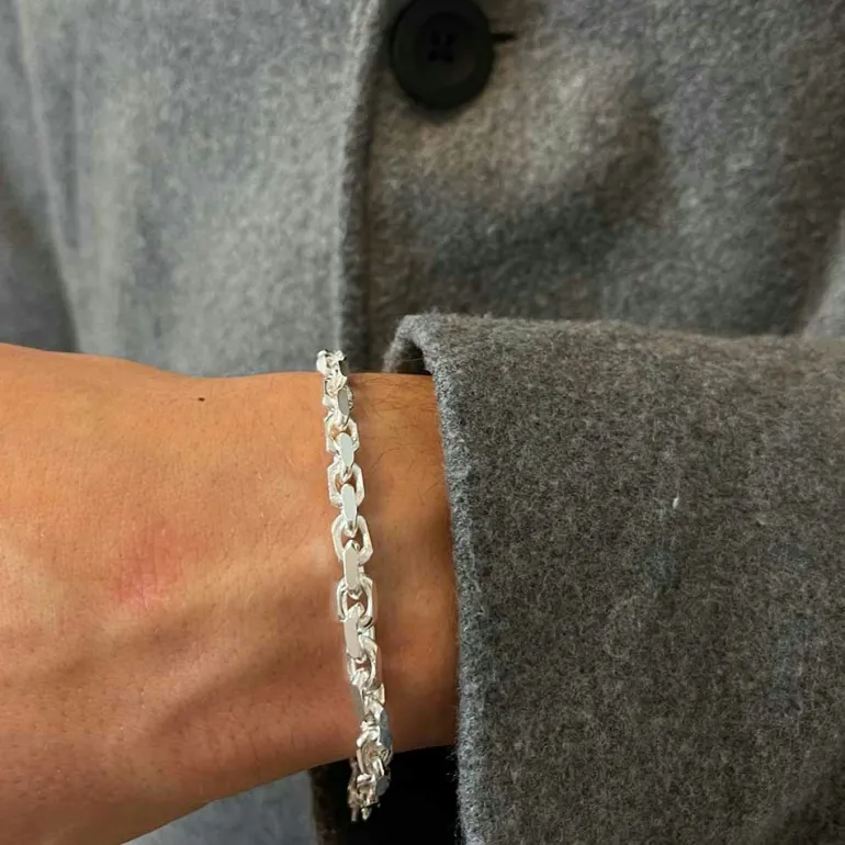Ankarkedja Armband Silver - 5 mm