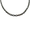 Ankarkedja Halsband Oxiderat Silver - 4,2 mm