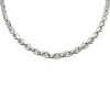 Ankarkedja Halsband Silver - 3 mm