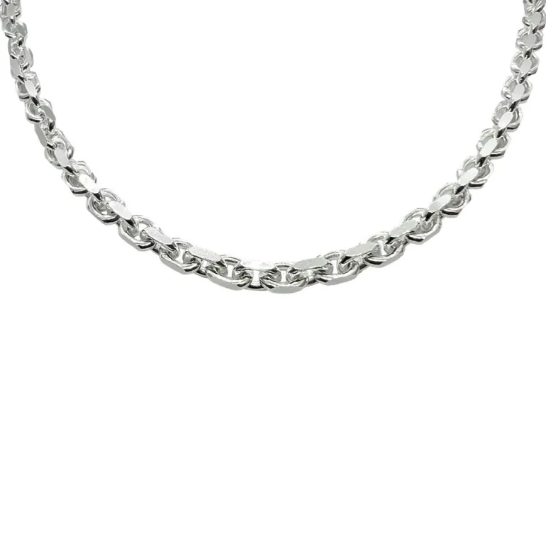 Ankarkedja Halsband Silver - 3 mm