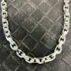 Ankarkedja Halsband Silver - 10 mm