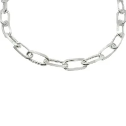 Ankarkedja Halsband Spetsslipad Silver - 9,5 mm