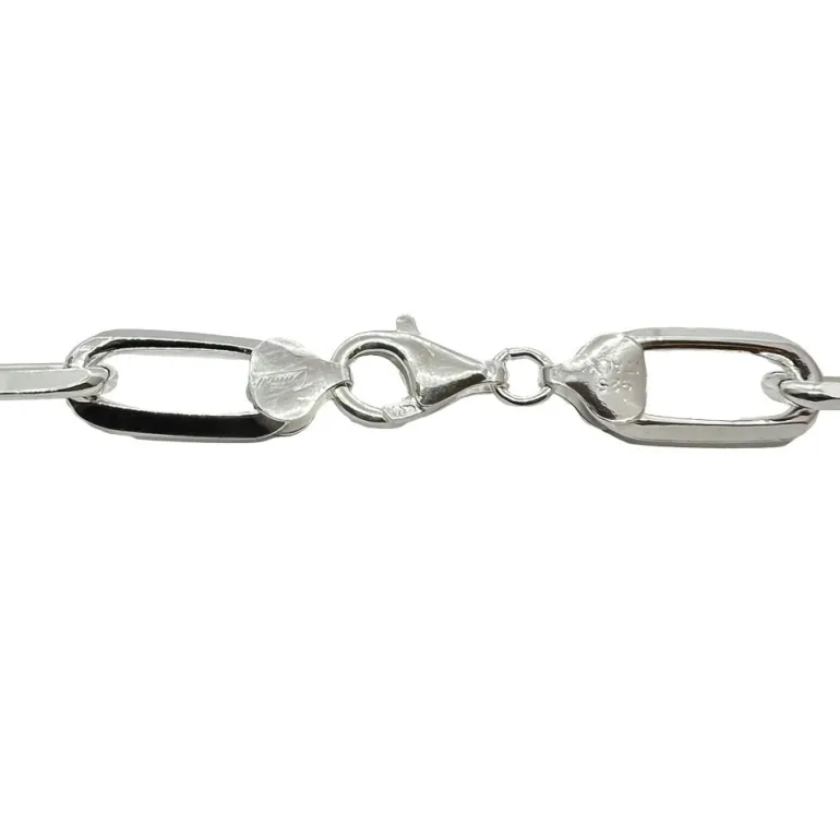 Ankarkedja Halsband Spetsslipad Silver - 9,5 mm