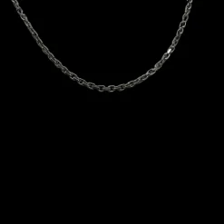 Ankarkedja Silver Oxiderad - 2,4 mm
