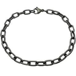 Armband Ankar Oxiderat Stål - 6 mm