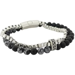 Armband Bead Lava Svart