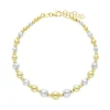 Armband Bicolore Beads 18K Guld