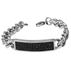 Armband Black Details Stål