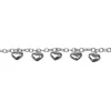 Armband Bumpy Hearts Stål
