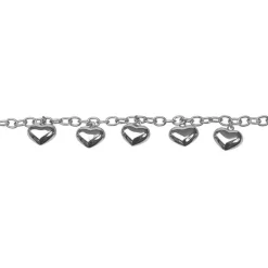 Armband Bumpy Hearts Stål