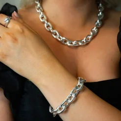 Armband Chunky Links Silver