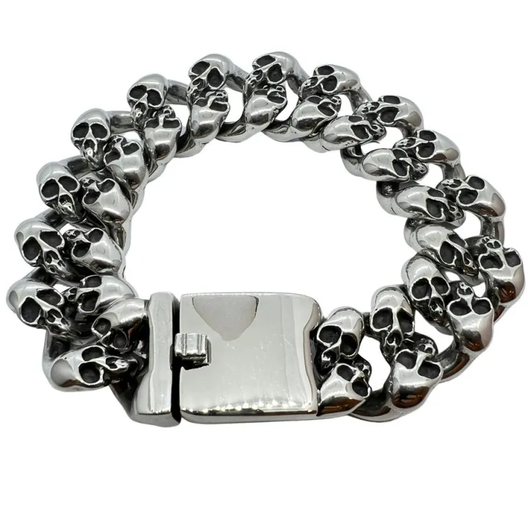 Armband Cool Skull Stål