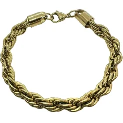 Armband Cordell Förgyllt Stål - 8 mm