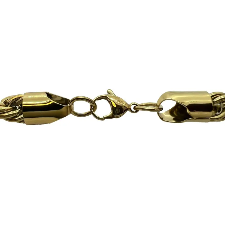 Armband Cordell Förgyllt Stål - 10 mm