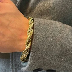 Armband Cordell Förgyllt Stål - 10 mm