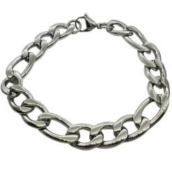 Armband Figaro Stål - 11 mm