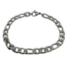 Armband Figaro Stål - 7 mm