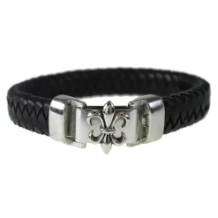 Armband Fleur De Lis Stål