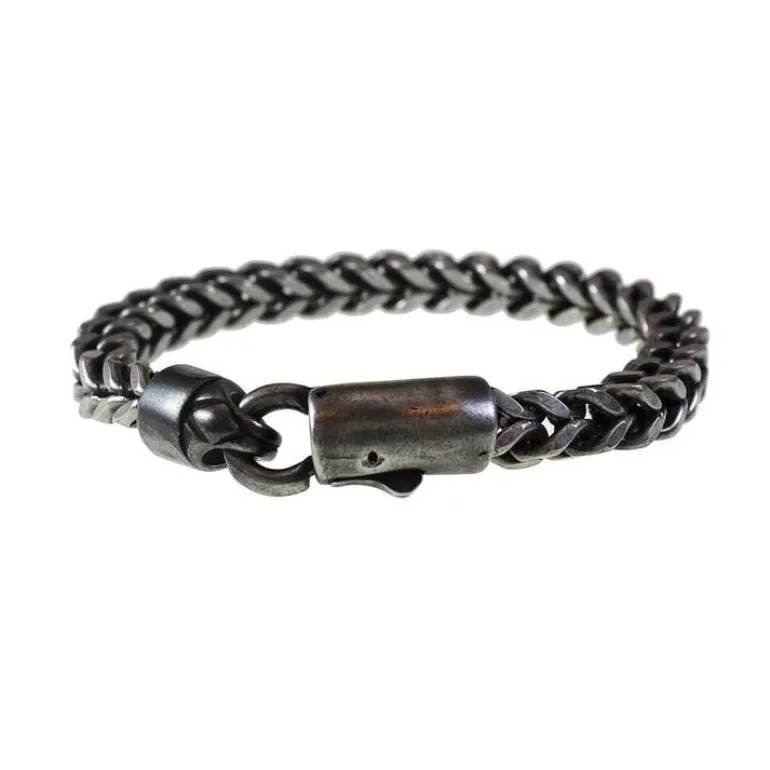 Armband Fyrkantig Foxlänk Stål