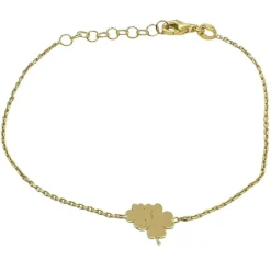 Armband Fyrklöver Förgyllt Silver