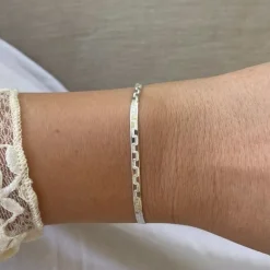 Armband Herringbone Antique Silver