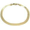 Armband Herringbone Förgyllt Silver - 4,2 mm