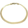 Armband Herringbone Förgyllt Silver - 3,5 mm