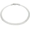 Armband Herringbone Sand Shimmer Silver - 3,5 mm