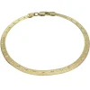 Armband Herringbone Star Förgyllt Silver - 3,5 mm