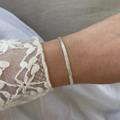 Armband Herringbone Star Silver - 3,5 mm