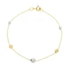 Armband 18K Vitguld/Guld