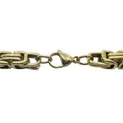 Armband Kejsar Förgyllt Stål - 7,5 mm
