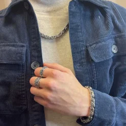 Armband Kejsar Stål - 7,5 mm