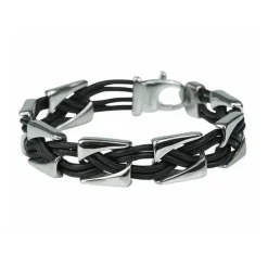 Armband Läder och Stål