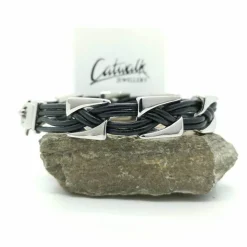 Armband Läder och Stål