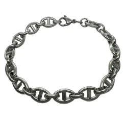 Armband Marinalänk Stål - 8 mm