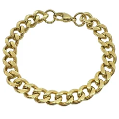 Armband Pansar Förgyllt Stål - 10 mm