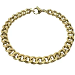 Armband Pansar Förgyllt Stål - 6,5 mm