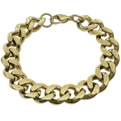 Armband Pansar Förgyllt Stål - 12 mm