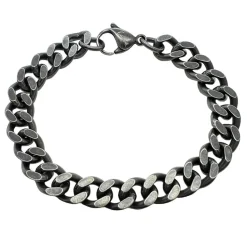 Armband Pansar Oxiderat Stål - 10 mm