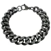Armband Pansar Oxiderat Stål - 12 mm