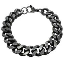 Armband Pansar Oxiderat Stål - 12 mm