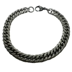 Armband Pansar Oxiderat Stål - 8 mm