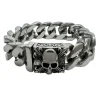 Armband Pansar Skull Stål