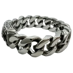 Armband Pansar Skull Stål
