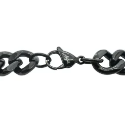 Armband Pansar Svart Stål - 12 mm