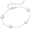 Armband Pearl Silver