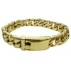 Armband Small Pansar Förgyllt Stål